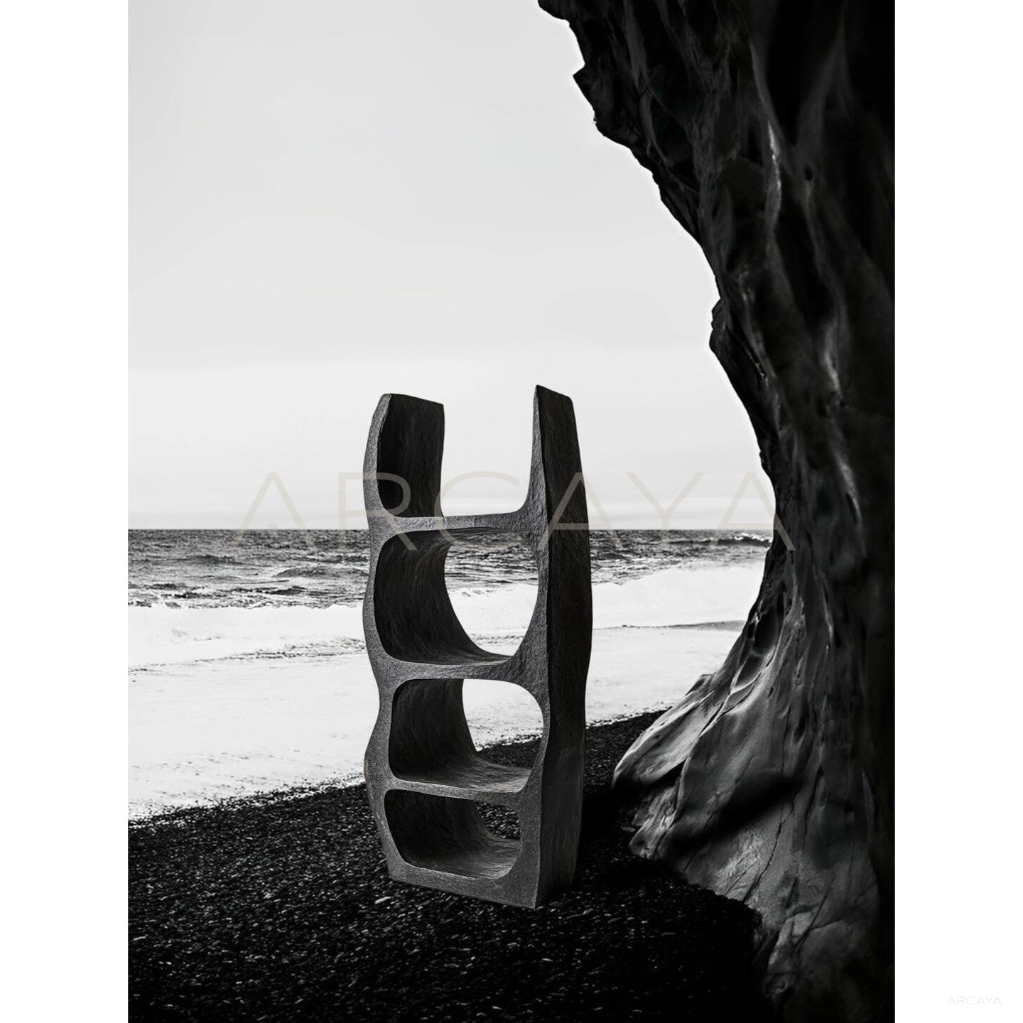 Ink Rock Bookcase - scene