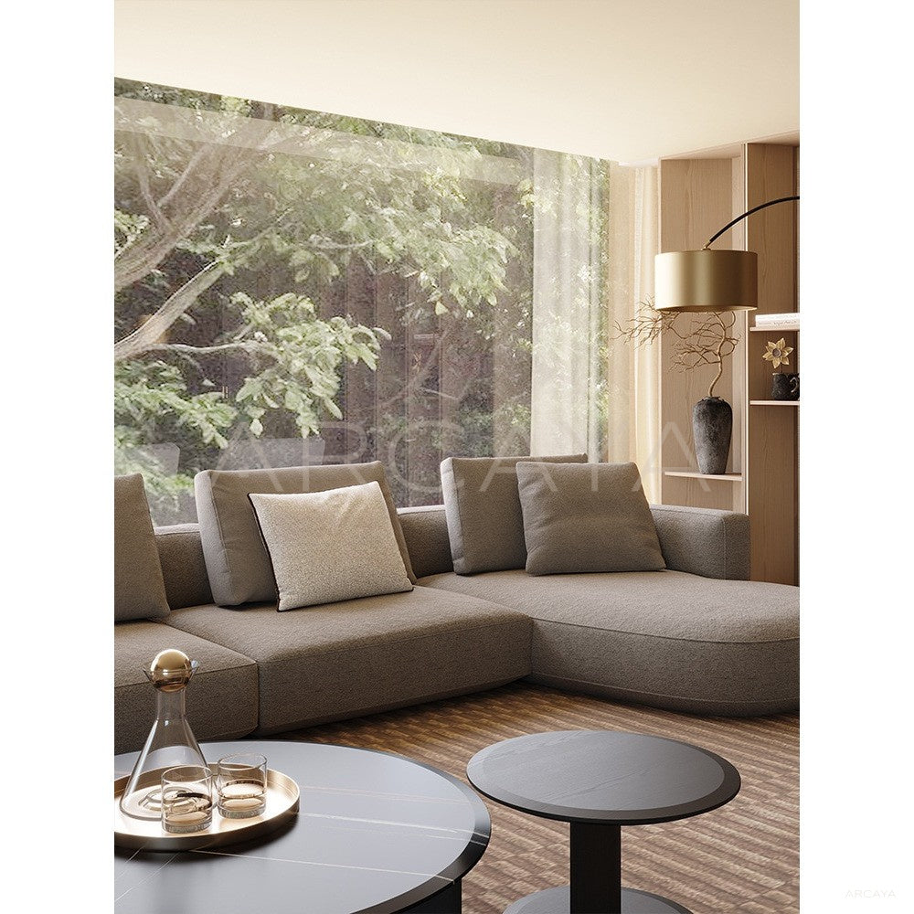 Irregular Corner Fabric Sofa - scene