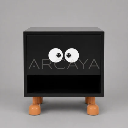 Haven Sienna Nightstand - front view 02