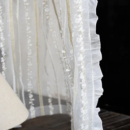 Dahlia Oak Curtain Panel — interior view 03