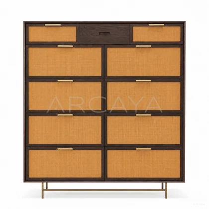 Fiera Noir Cabinet - front view 01