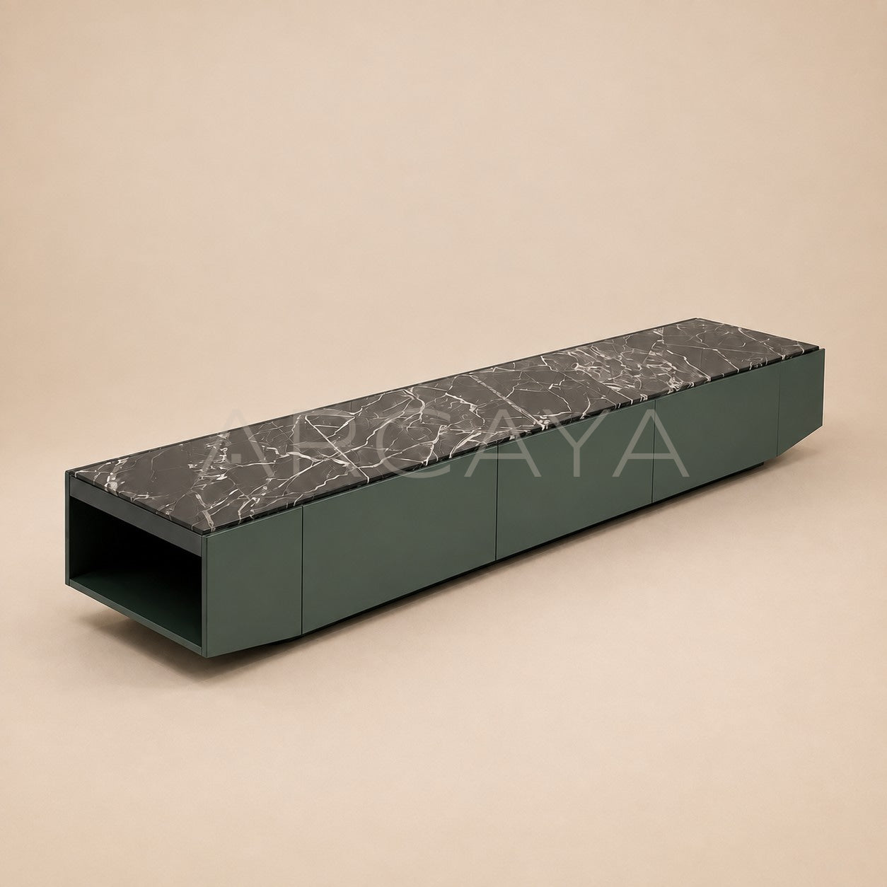 Daze San Giorgio Green Stone Tv Stand