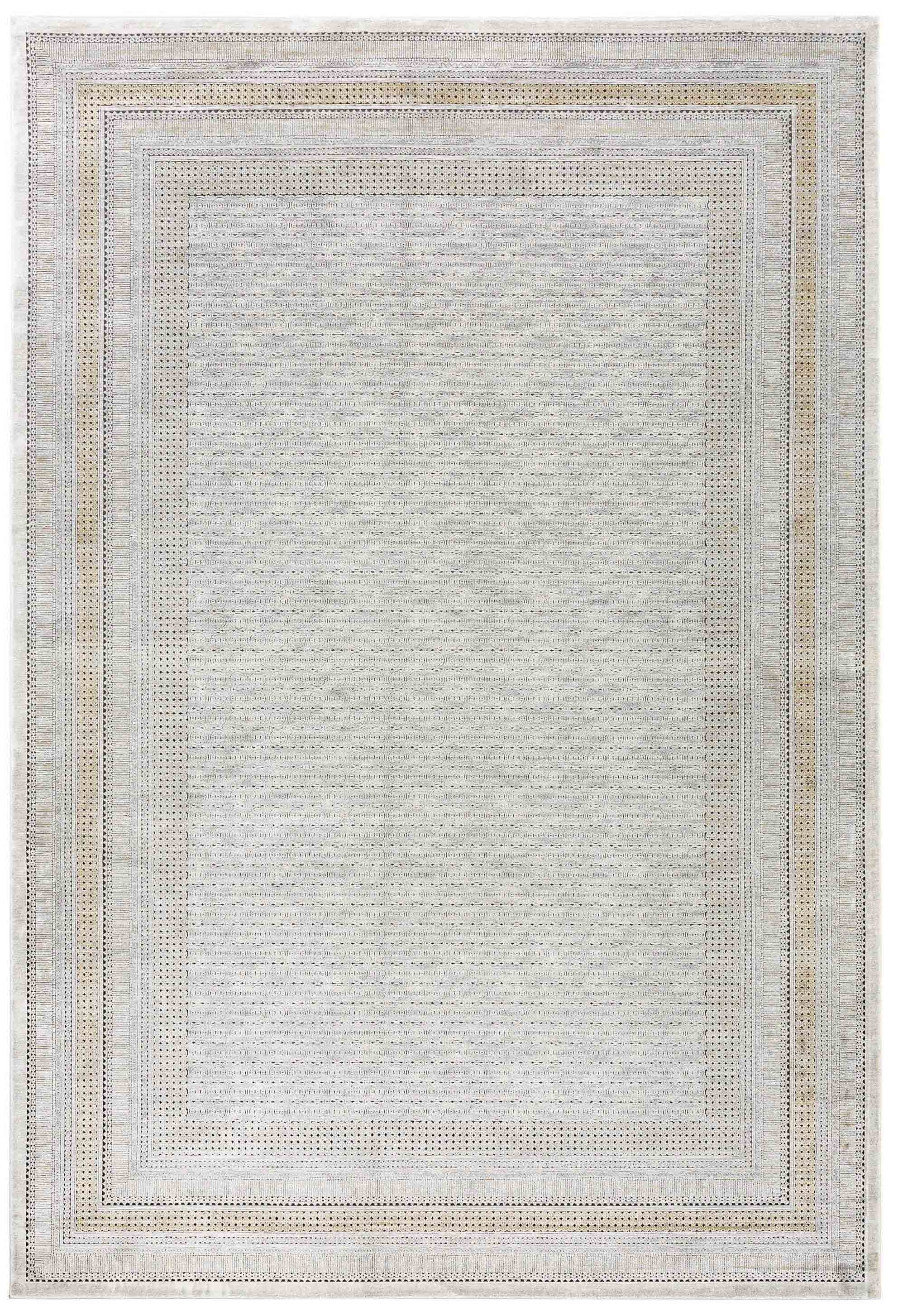 Harbor Ember Area Rug in a finished interior.