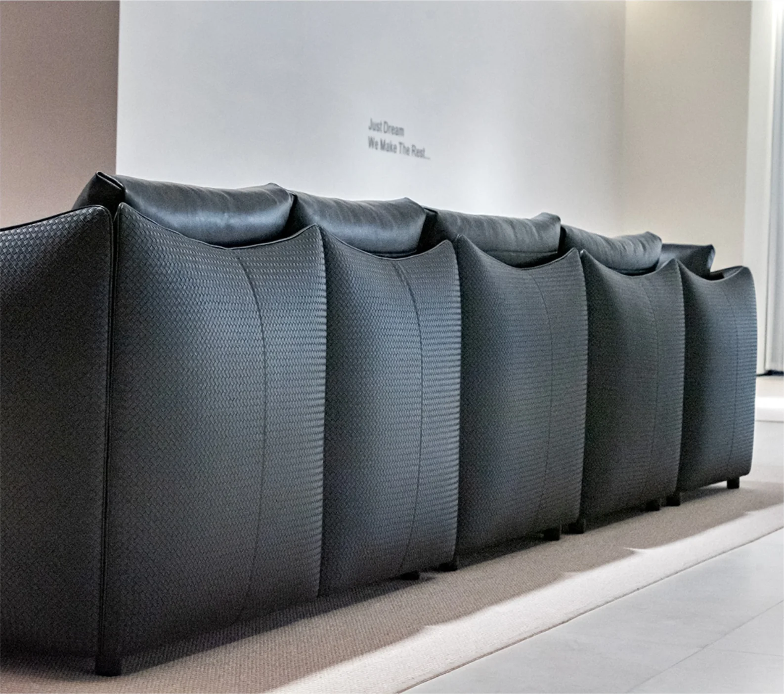 A00348 Sofa in a finished interior.