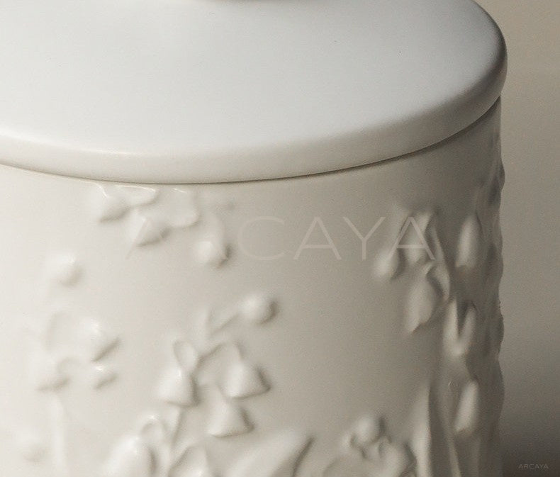 Lily Of The Valley Ceramic Jewelry Box - scene