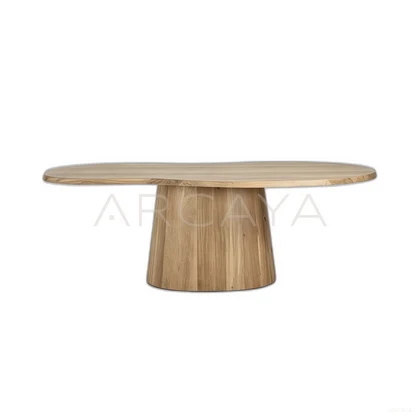 Ivory Bay Dining Table — white background 02