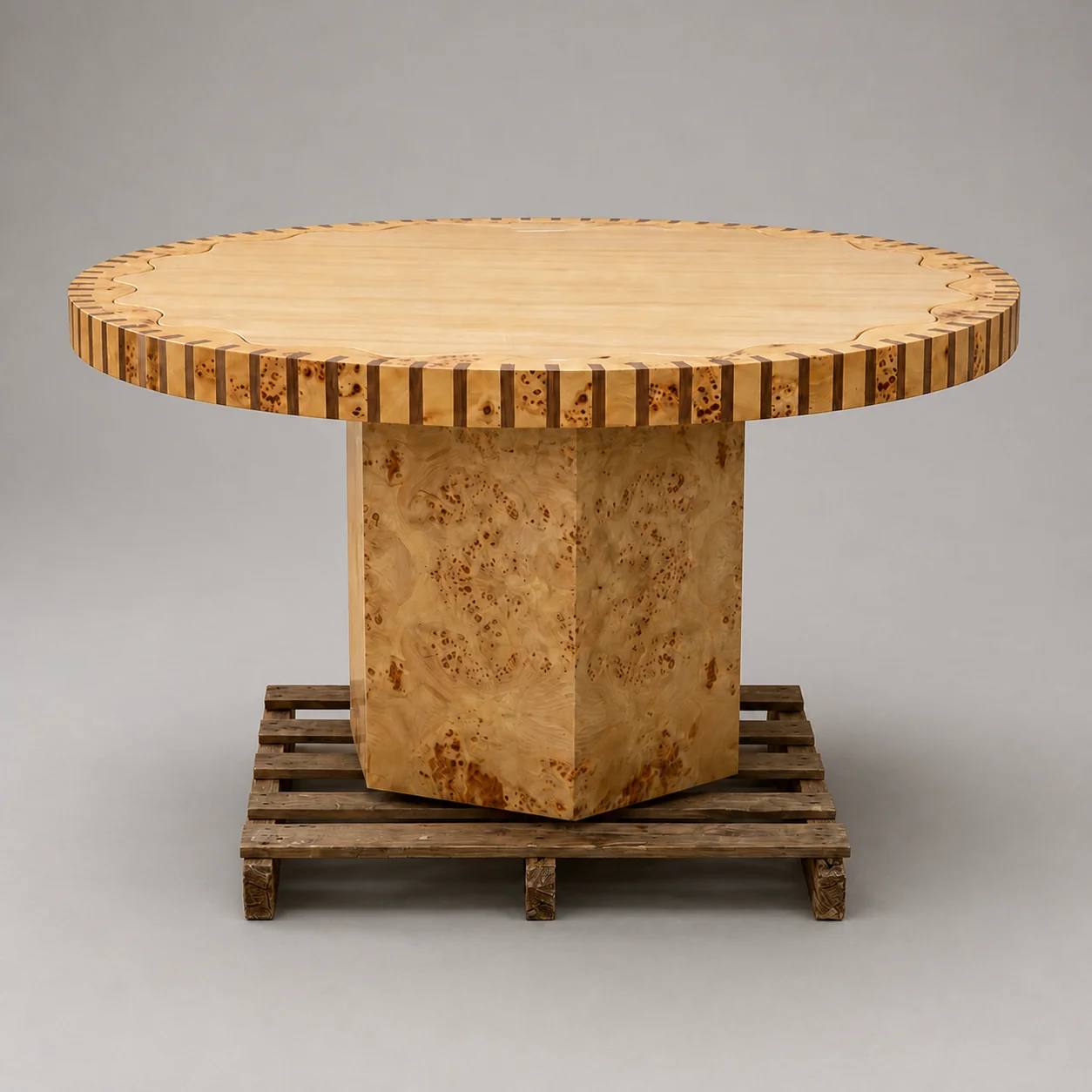 A00044 Dining Table in a finished interior.