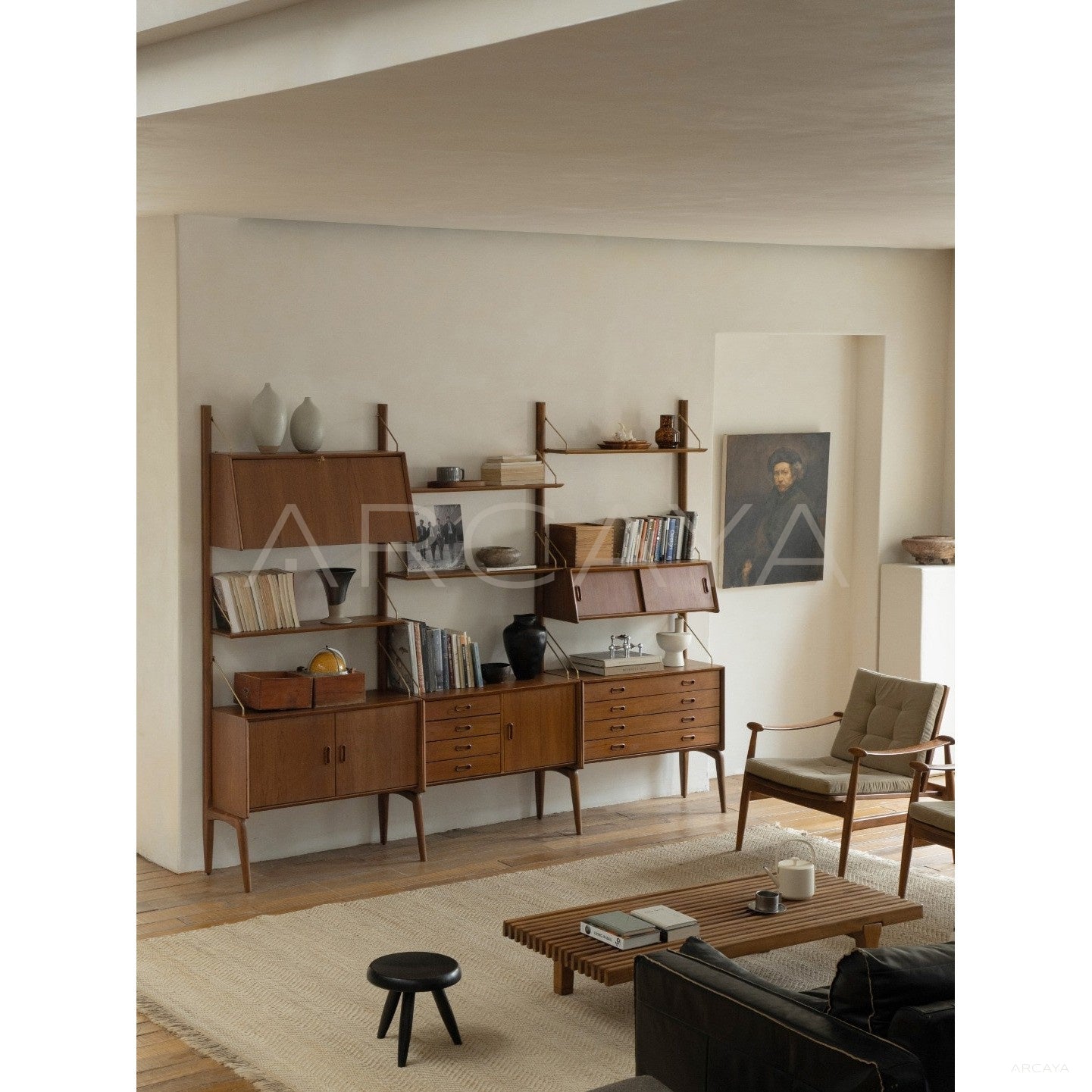 Louis Wall Cabinet Unit - scene
