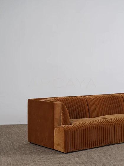 Enna Manor Modular Sectional - front view 19