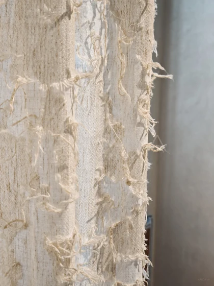 Pearl Oak Curtain Panel — interior view 08