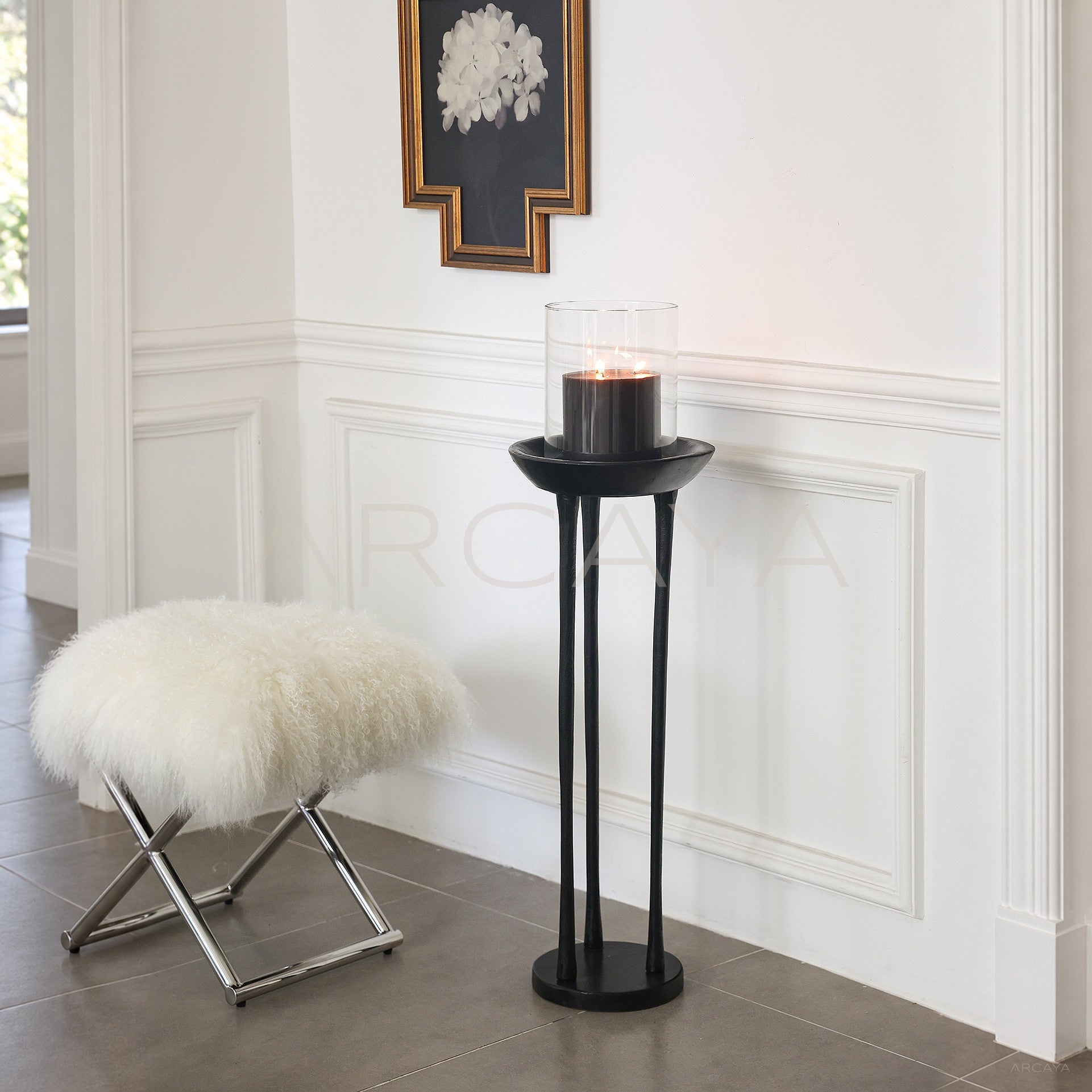 Floor Candlestick — Decorative Objects