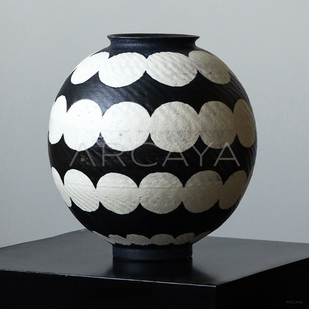 Hand Painted Large Ceramic Vase