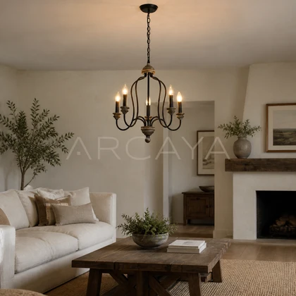 Isolde Terrace Pendant Light — styled interior view 02