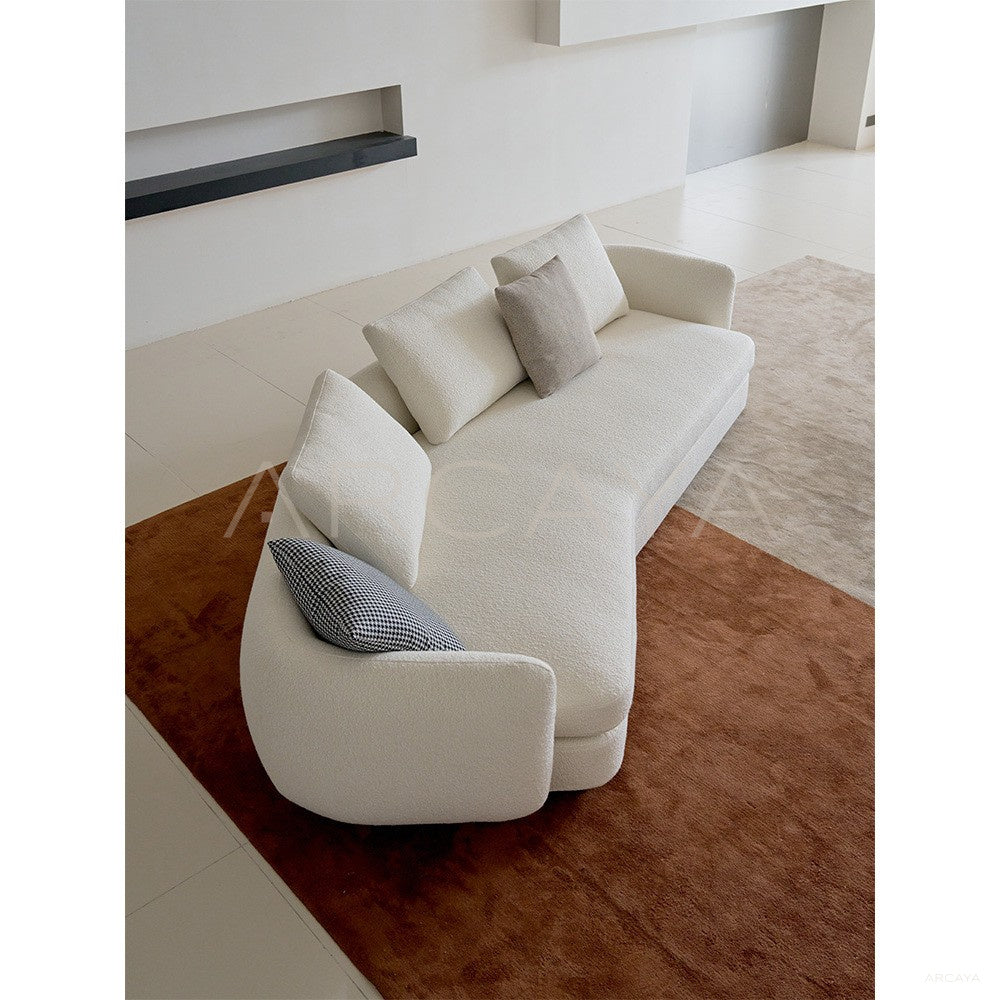 Saint Germain Curved Sofa - scene