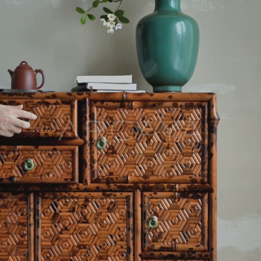 Marquetry Treasure Cabinet