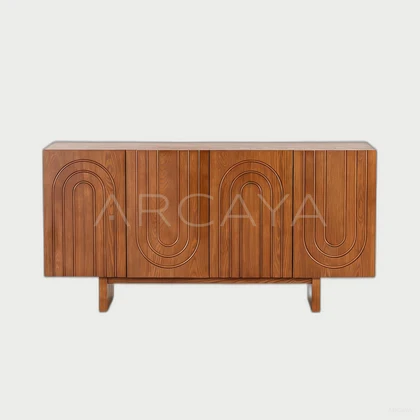 Ember Arc Decorative Object — neutral background 01