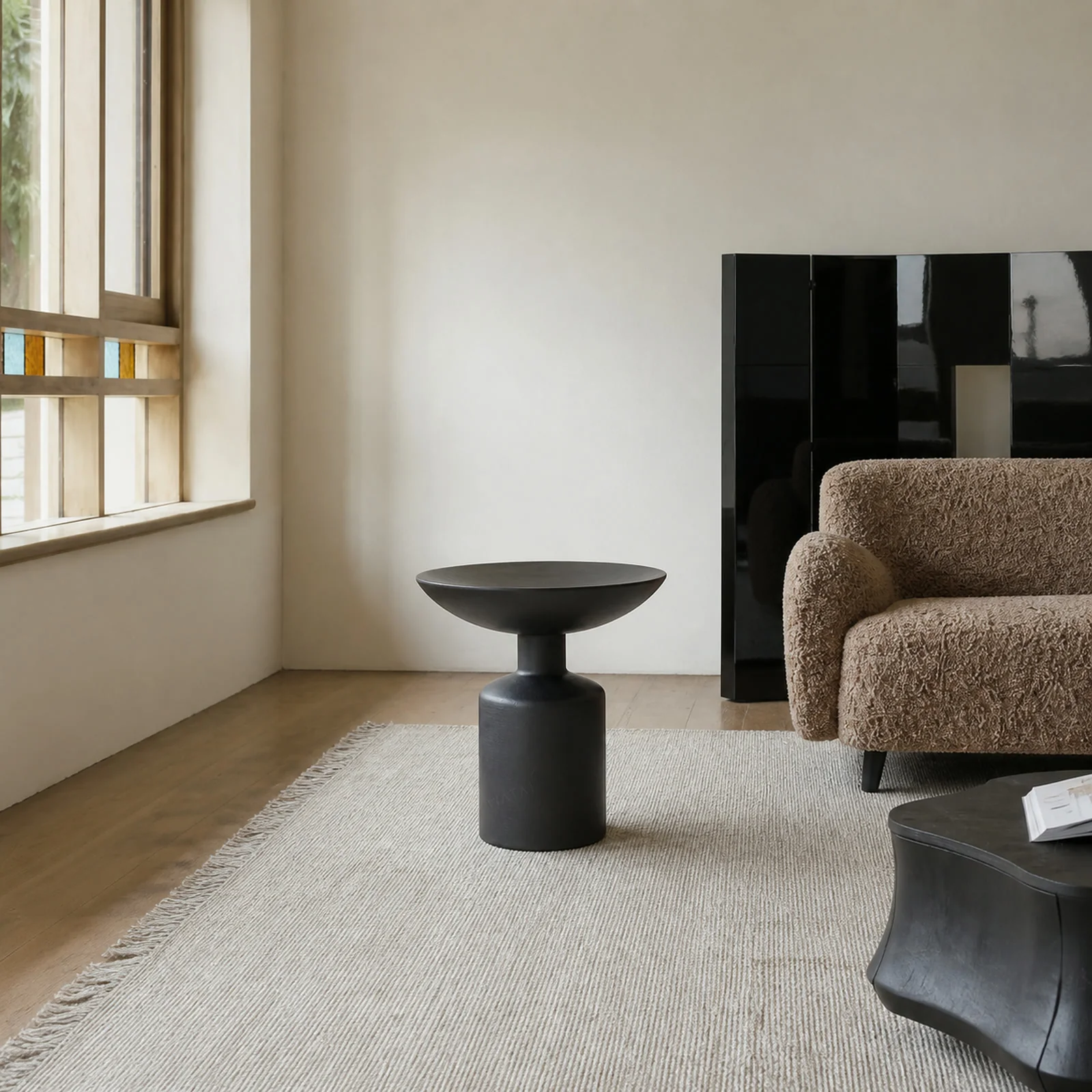 LC705 Side Table in a finished interior.