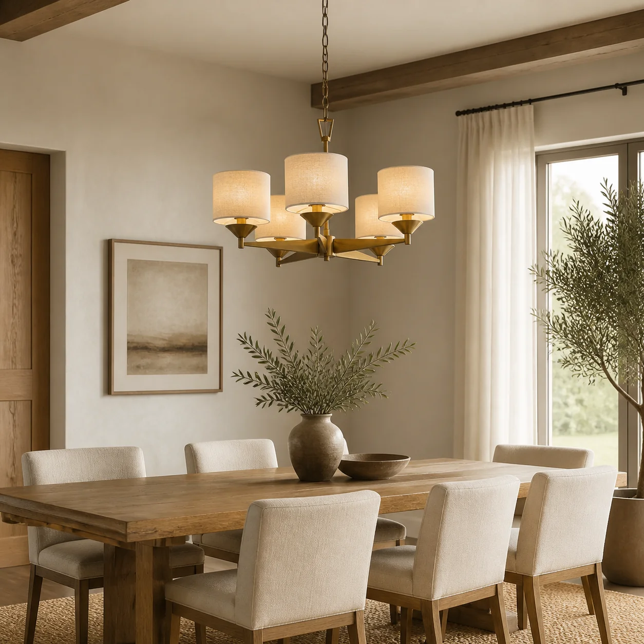 Isolde Orchard Pendant Light in a finished interior.