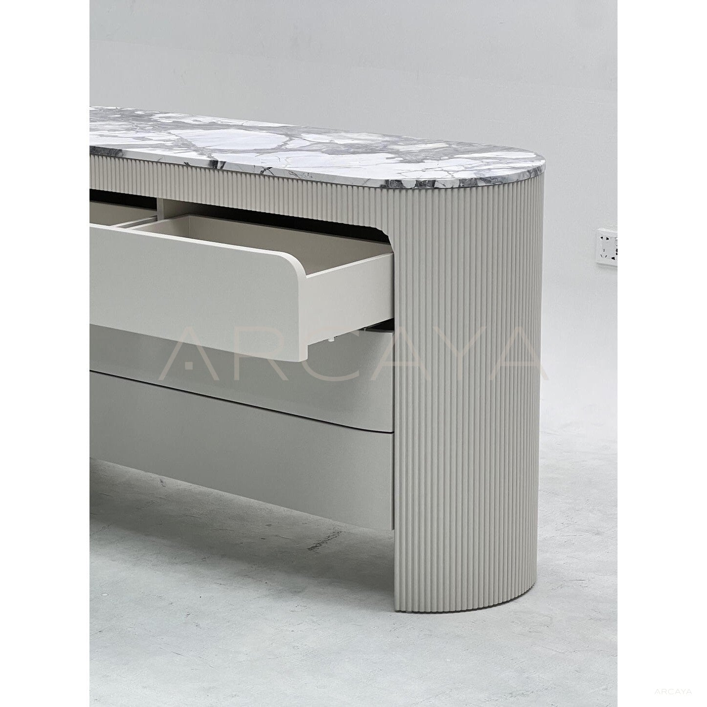 Marble Texture Vertical Stripe Cabinet - scene