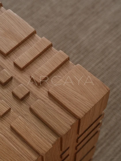 Enna Studio Side Table - front view 23