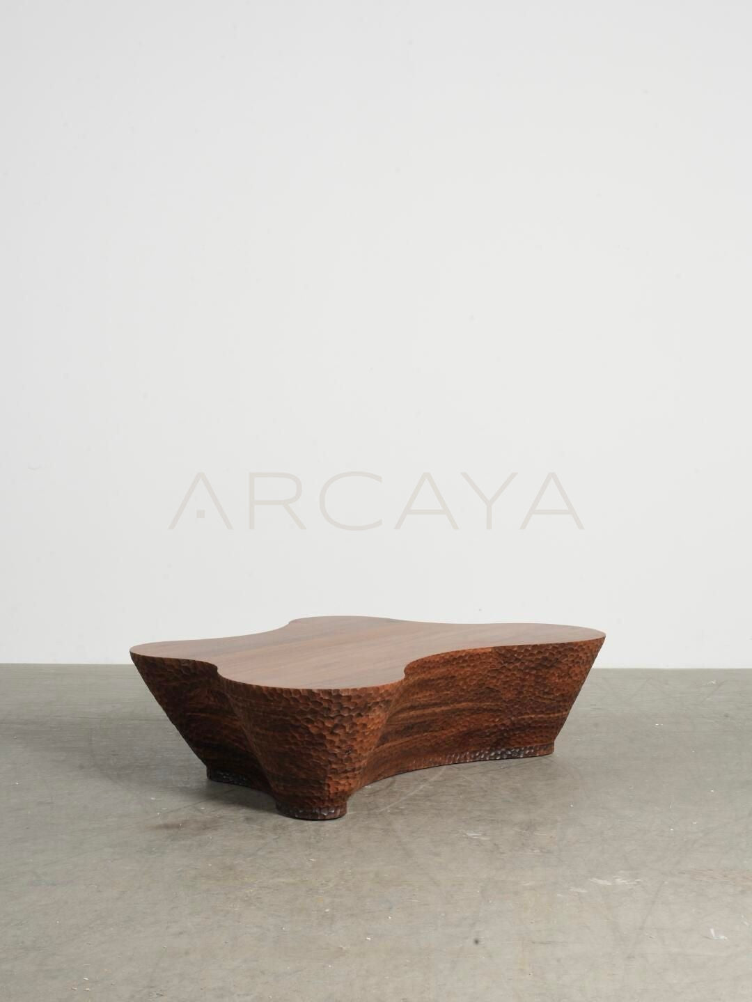 Custom Vintage Solid Wood Coffee Table - scene