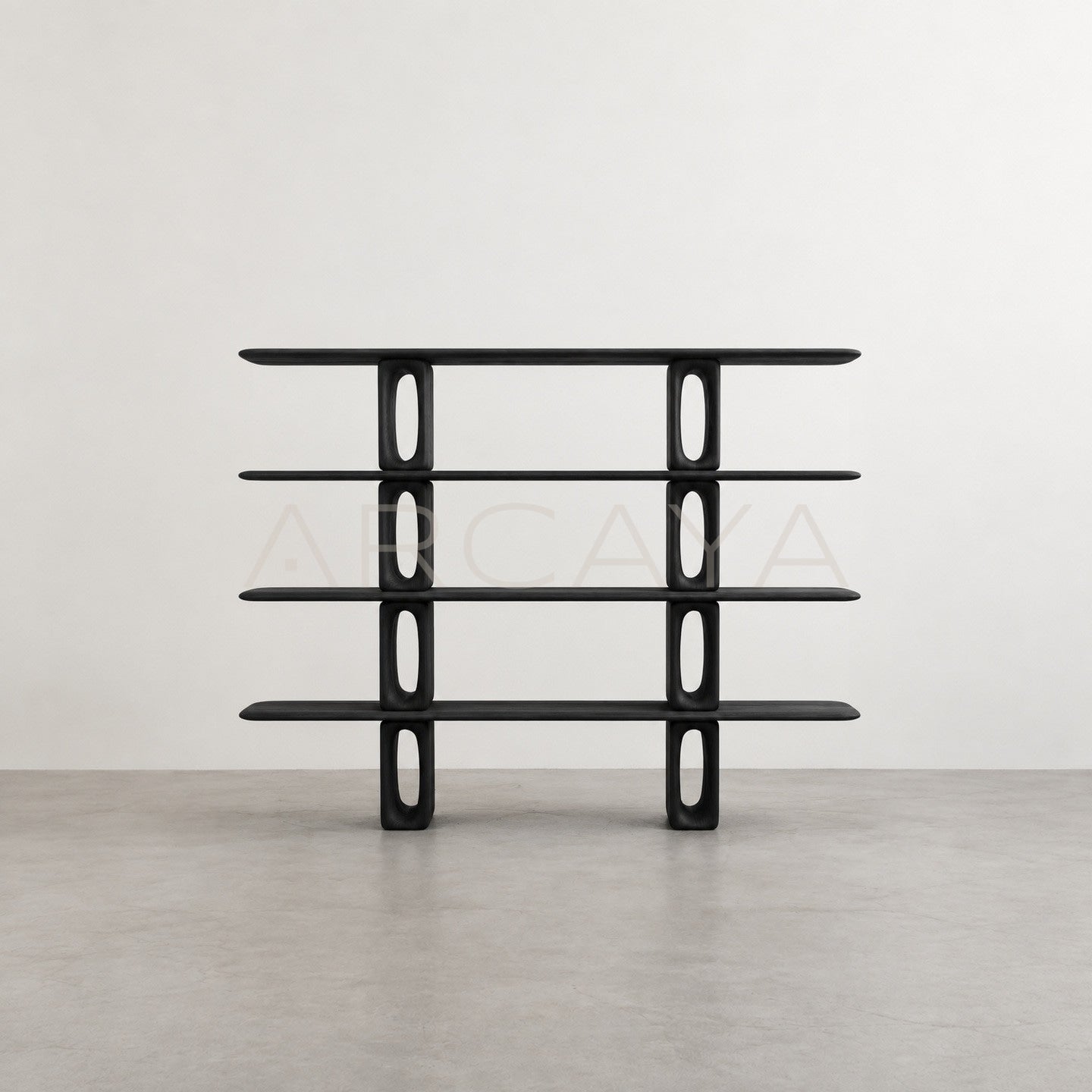 Patine Dark Wood Bookcase