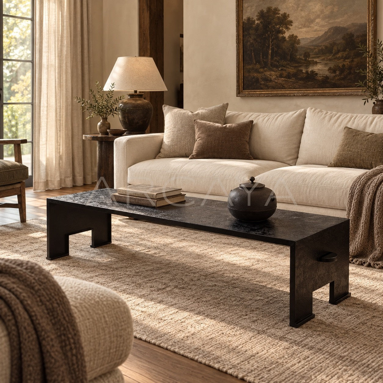 Textured Statement Piece — Coffee Table