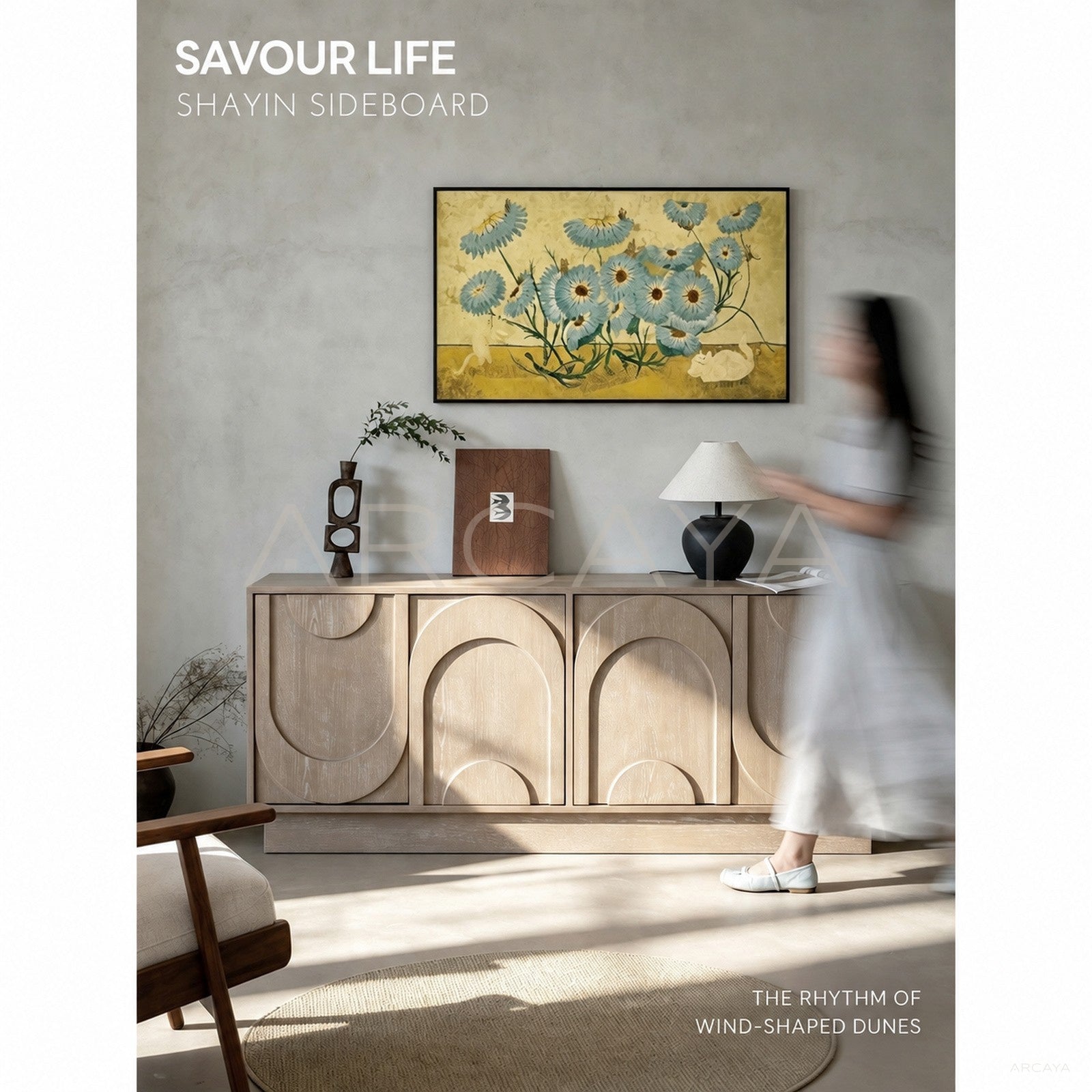Dune Curve Sideboard - scene