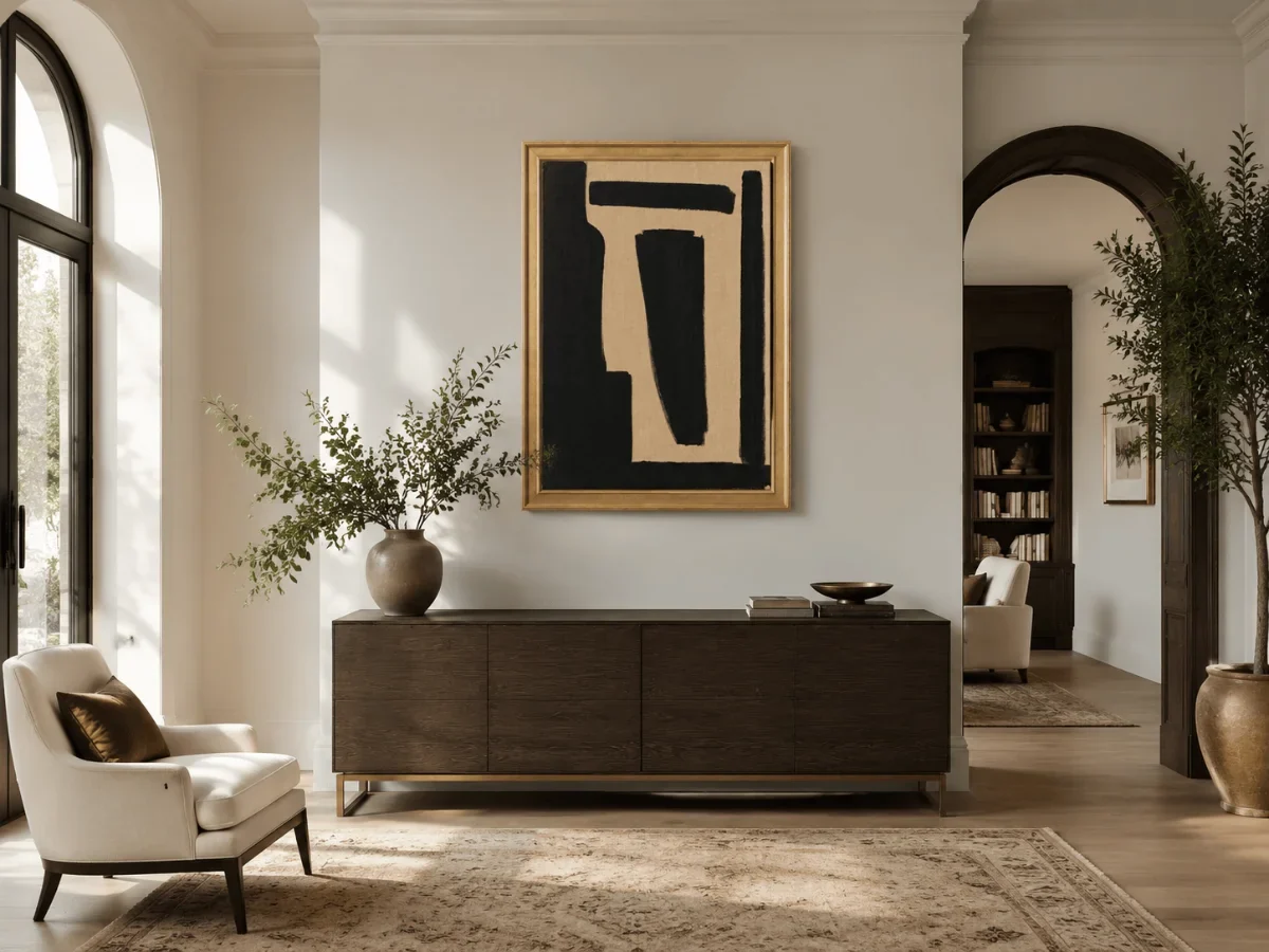 Wall Art in a modern room