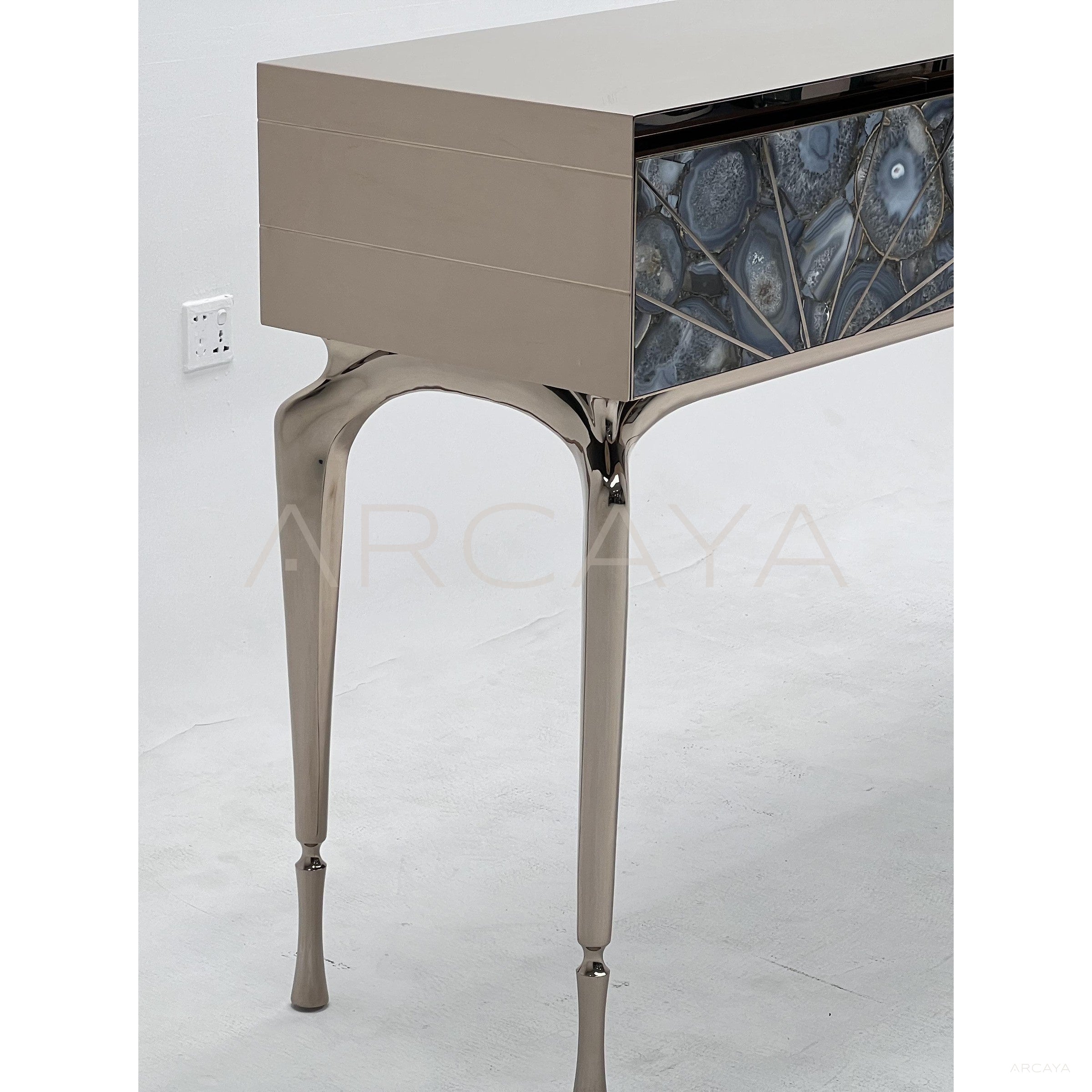 Agate Stone Entryway Console - scene
