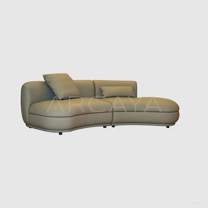Petra Cloud Straight Sofa - front view 04