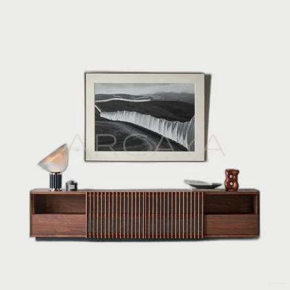 Alba Hill Media Console — neutral background 01