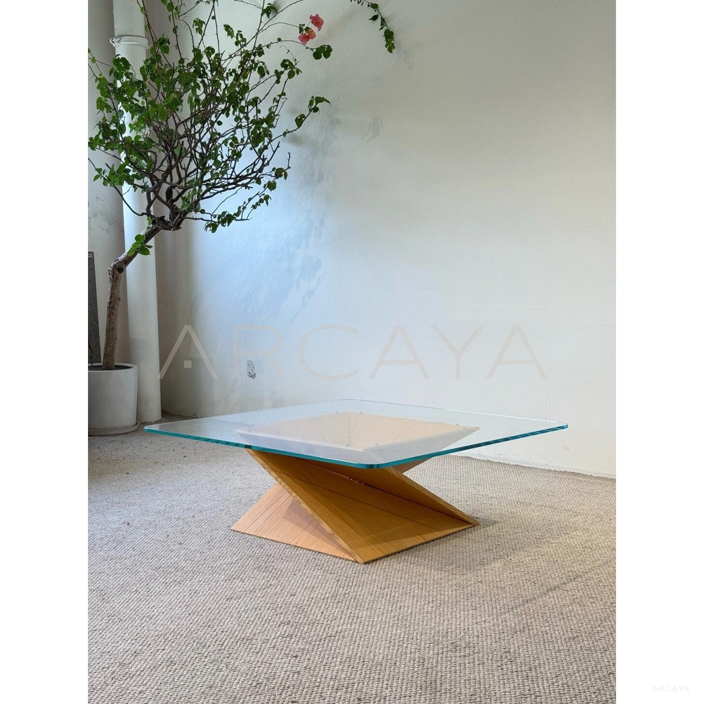 Light Color Small Space Coffee Table - scene