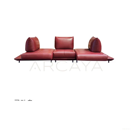 Orla Summit Straight Sofa - product view on a white background 04
