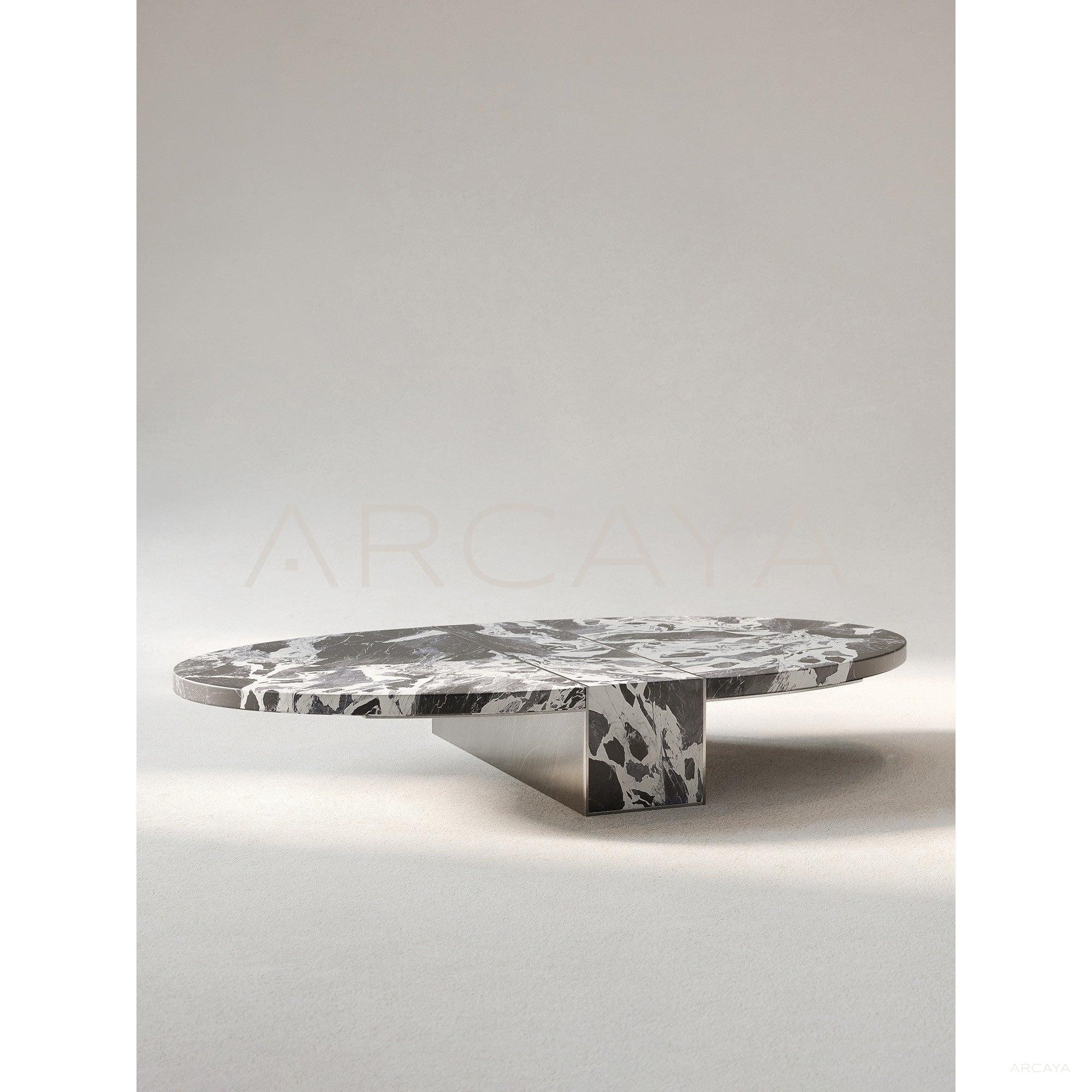 Aston Minimalist Marble Coffee Table Series - scene