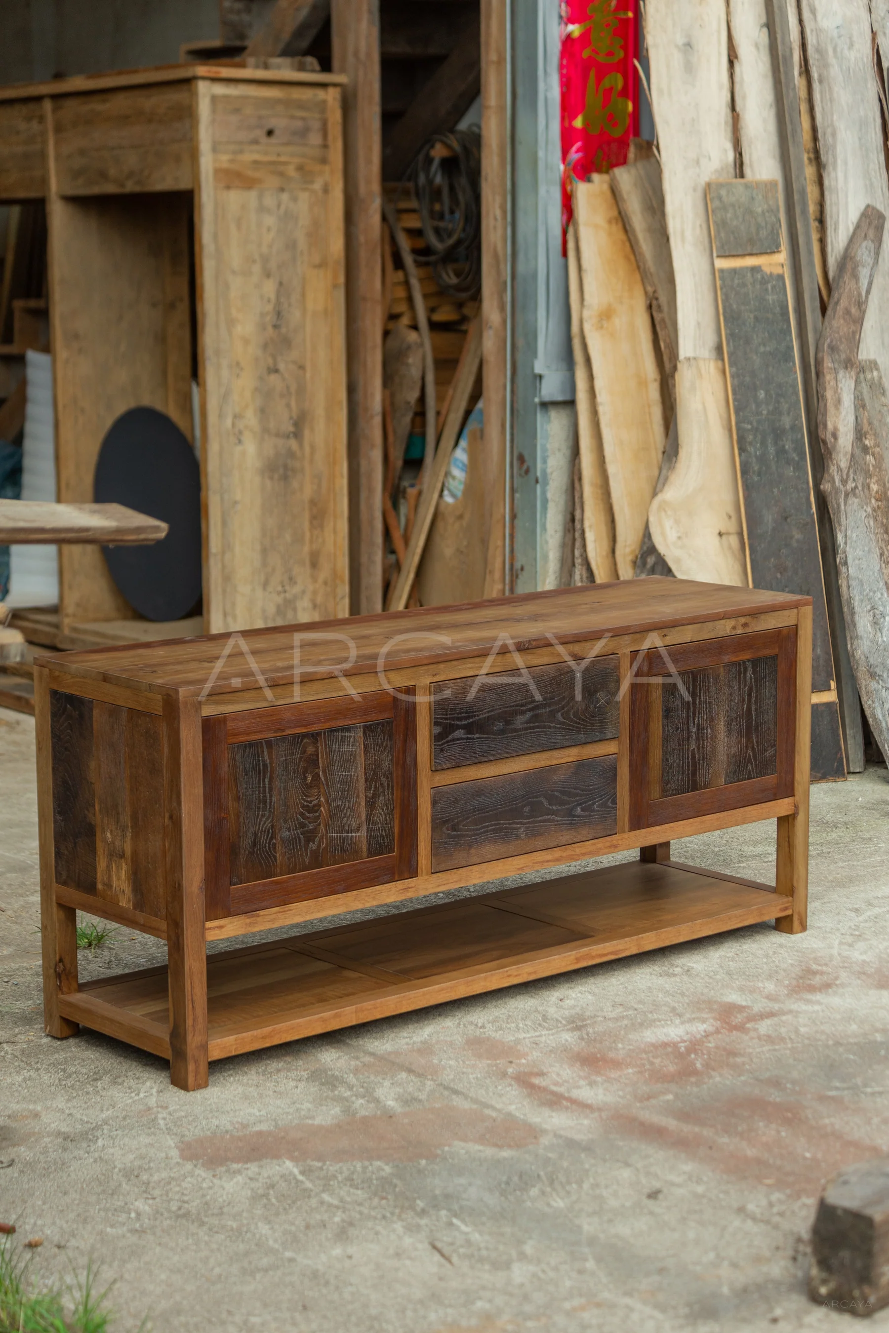 Juniper Bloom Sideboard — interior view 04