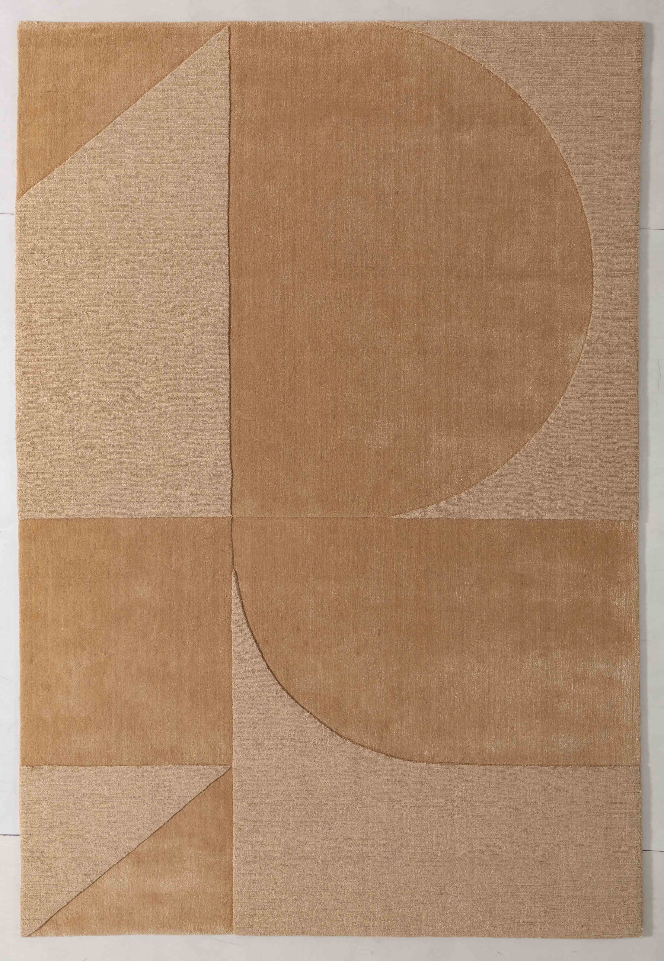 Ballet Bloom Area Rug in a finished interior.