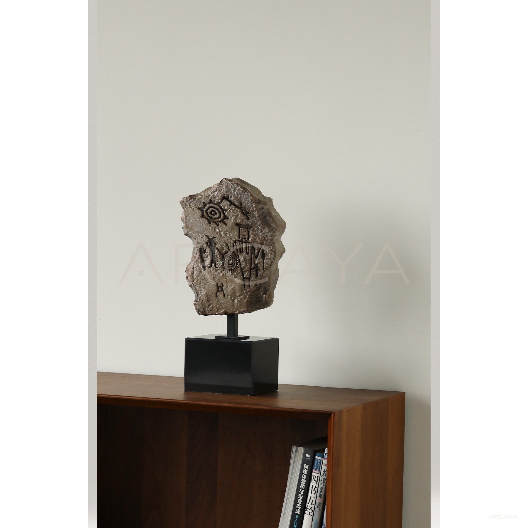 Mid Century Roman Fresco Sculpture - scene