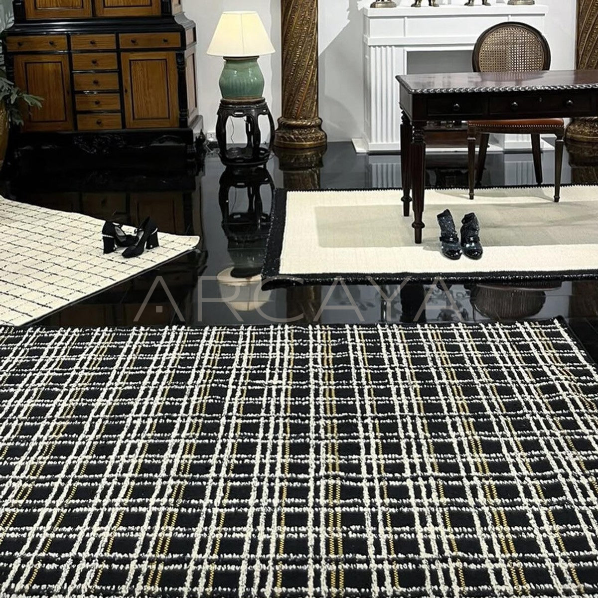 Tweed Style Living Room Rug