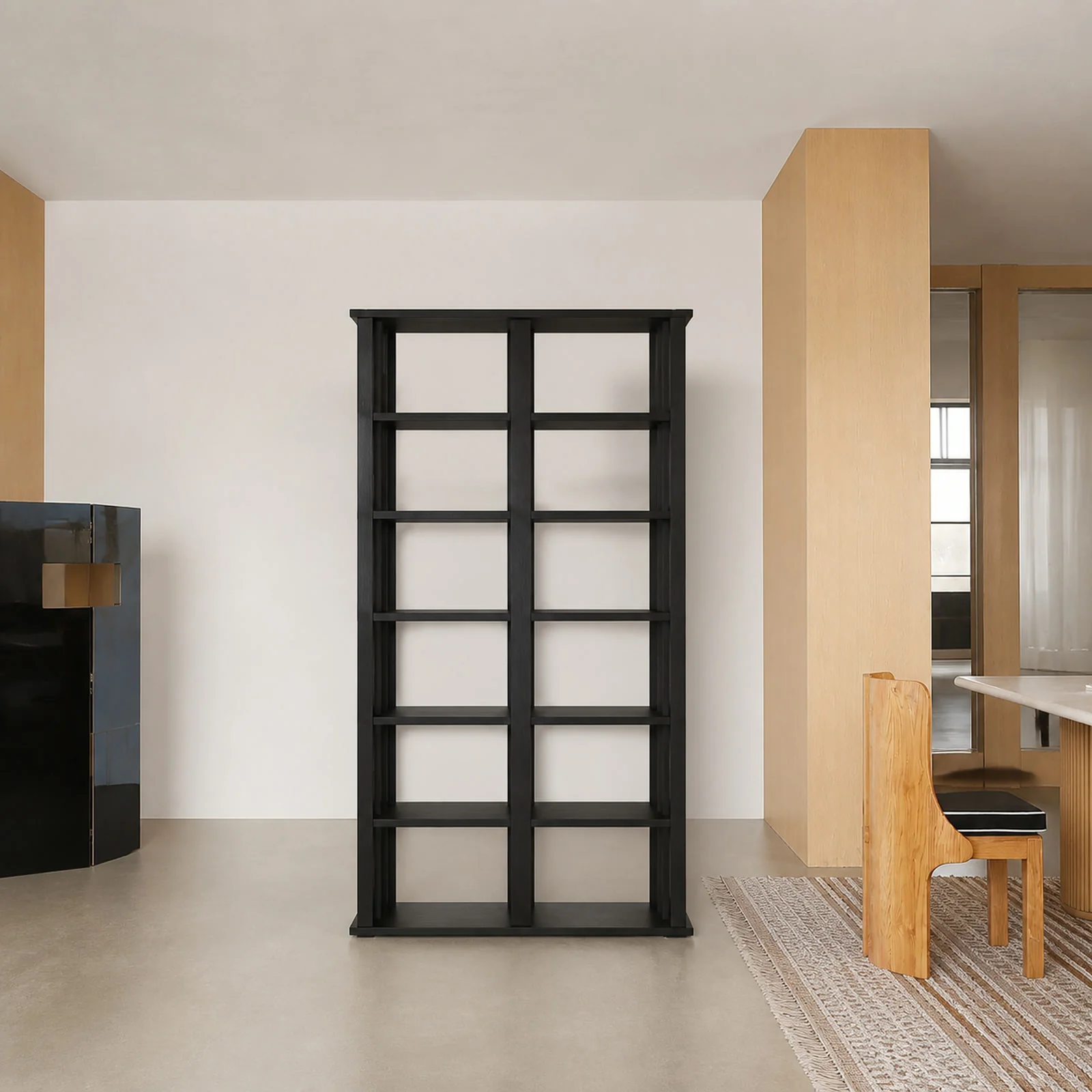 BS706 Bookcase in a finished interior.
