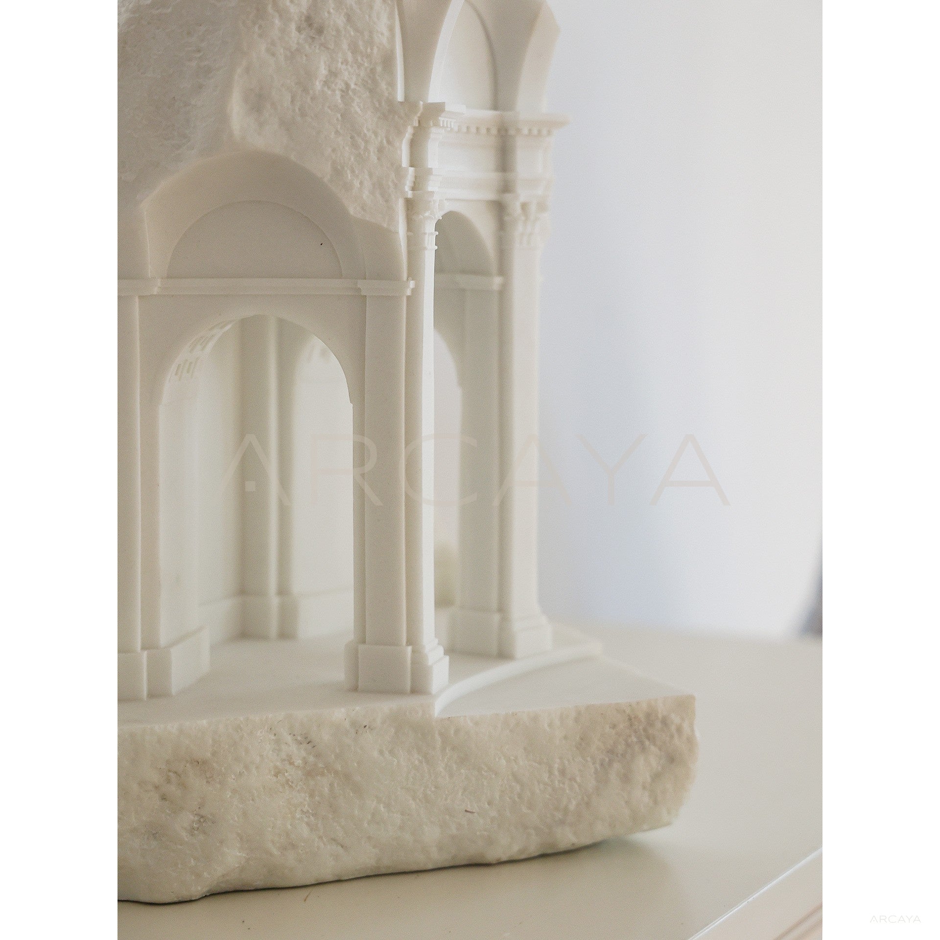 Gothic Arch Ruin Sculpture - scene