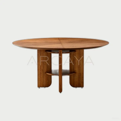Iris Bay Dining Table — neutral background 01
