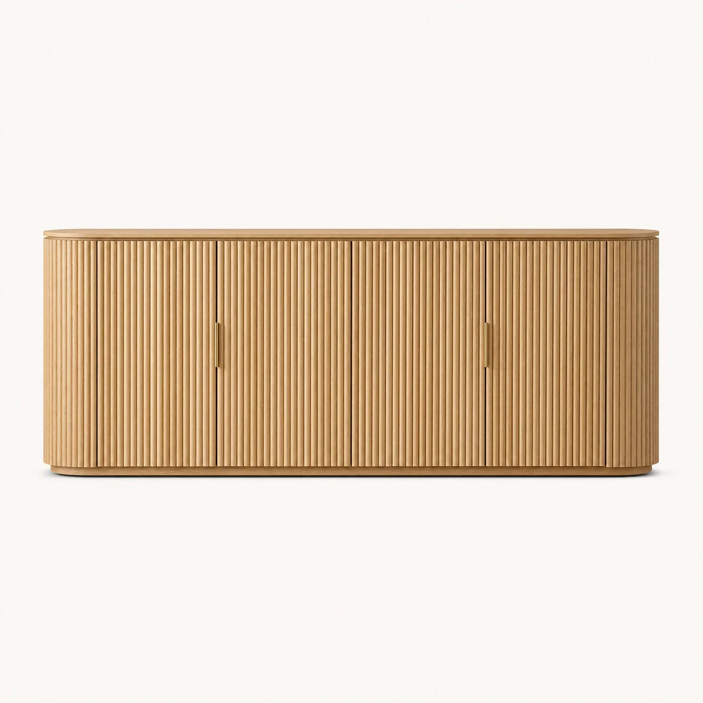 Fluted Oak Sideboard
