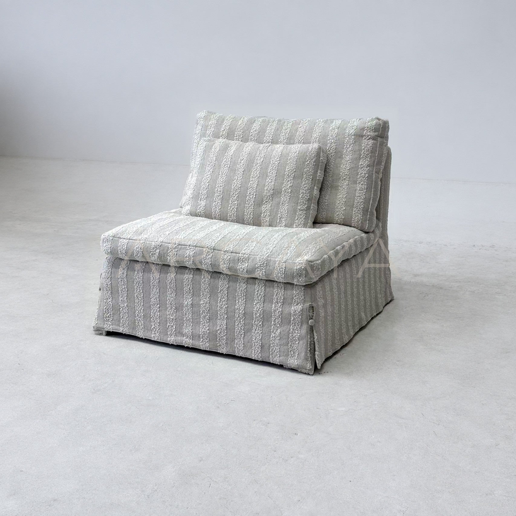 Striped Sectional Sofa