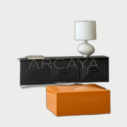 Celine Haven Media Console — neutral background 01