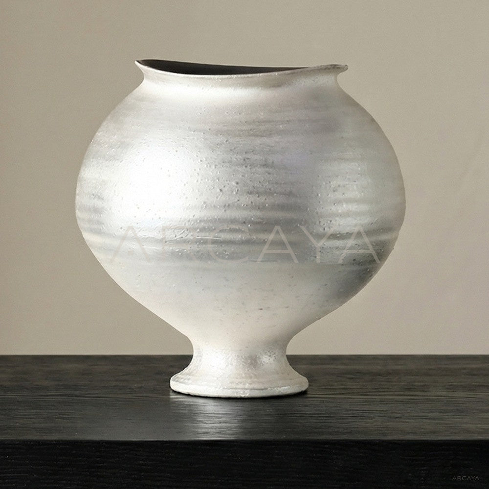 Handmade Silver Glaze Vase Living Room