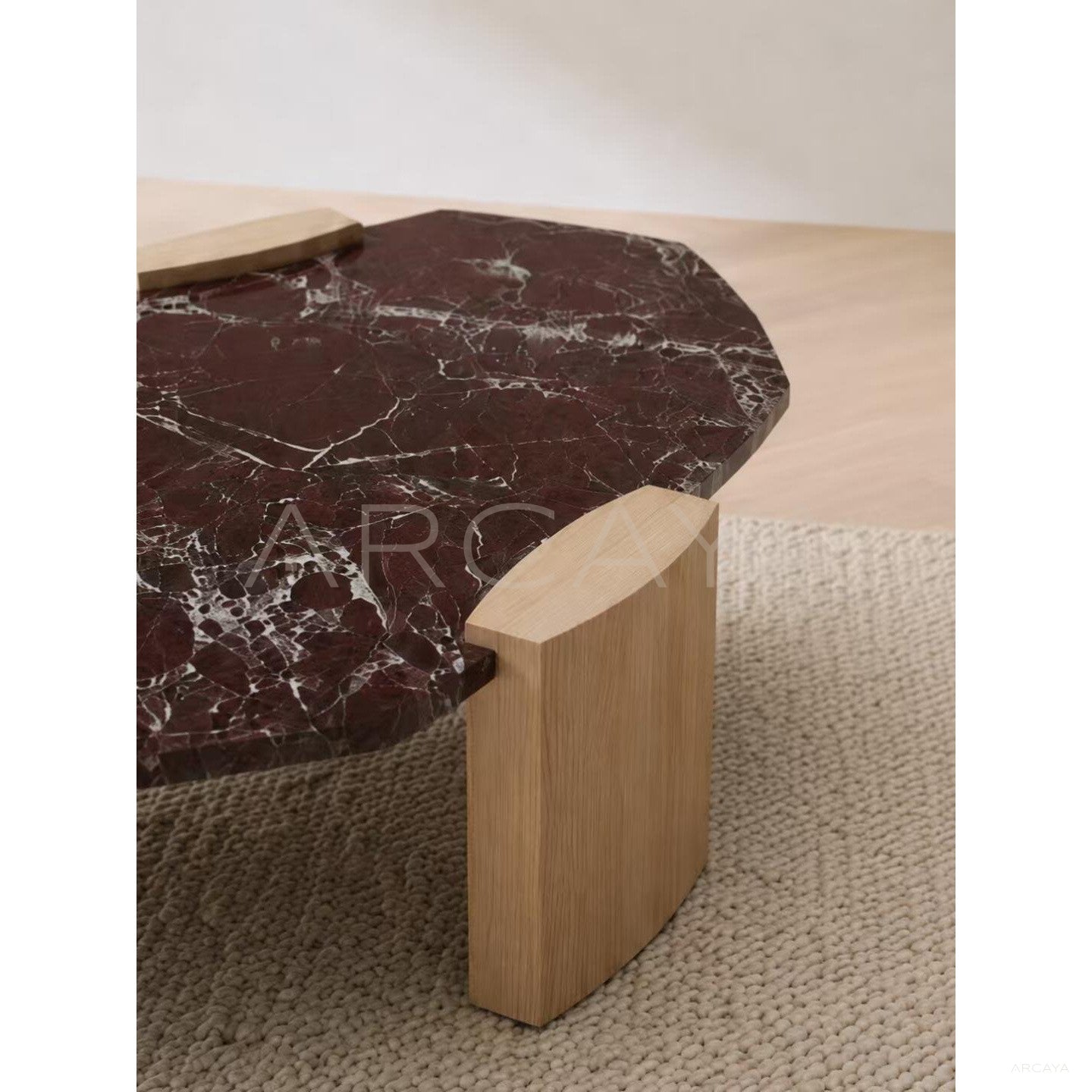 Rosso Levanto Red Coffee Table - scene