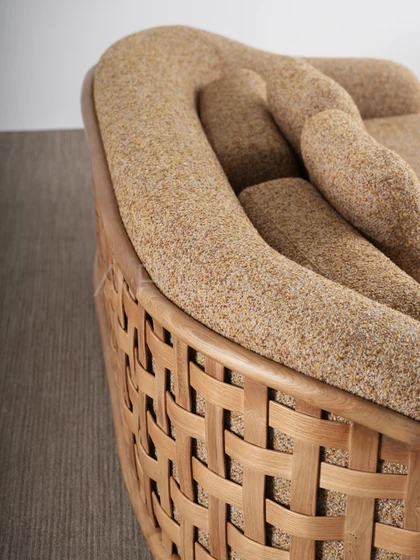Faye Ash Straight Sofa - product detail 06