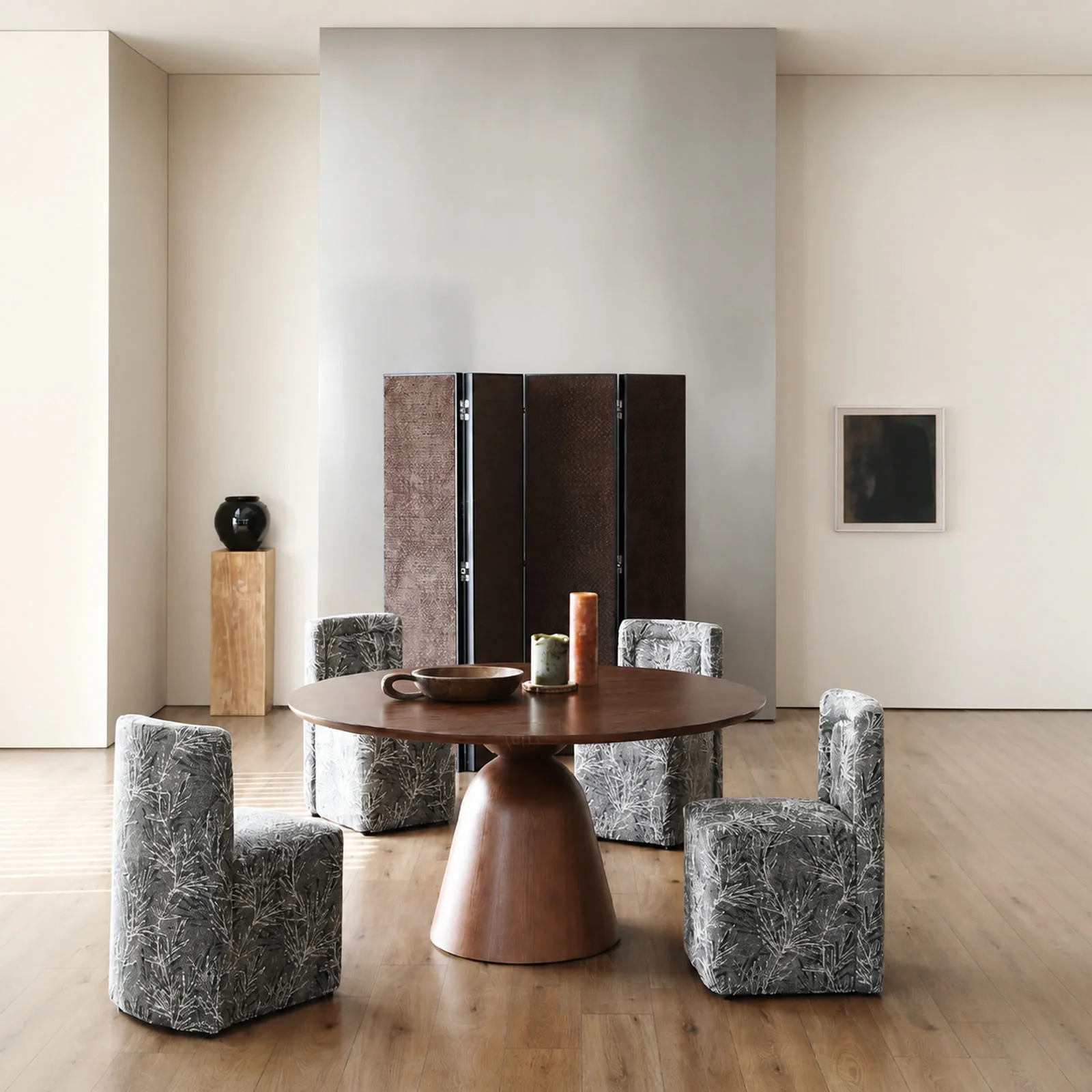 T754 Dining Table in a finished interior.