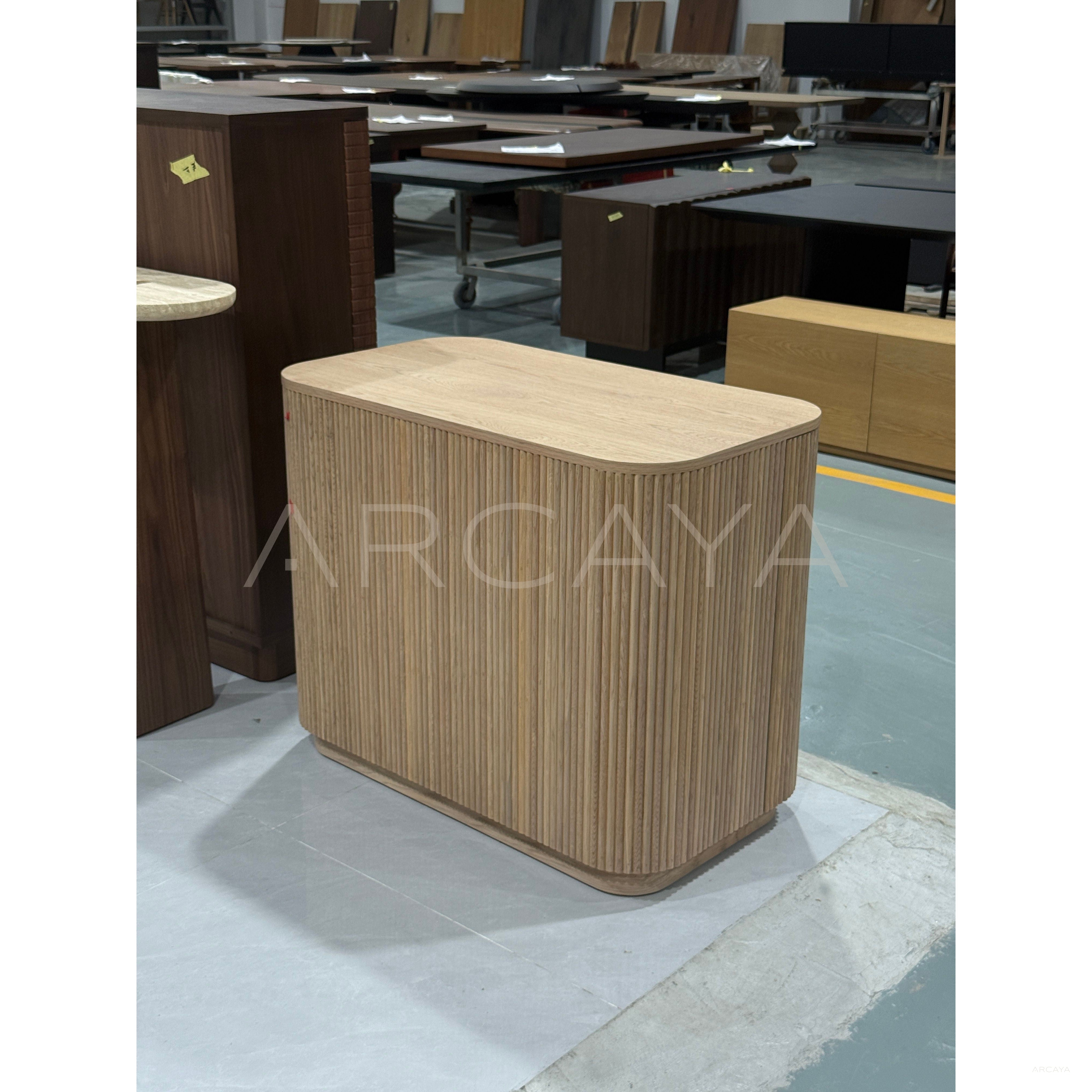 Natural Wood Storage Sideboard